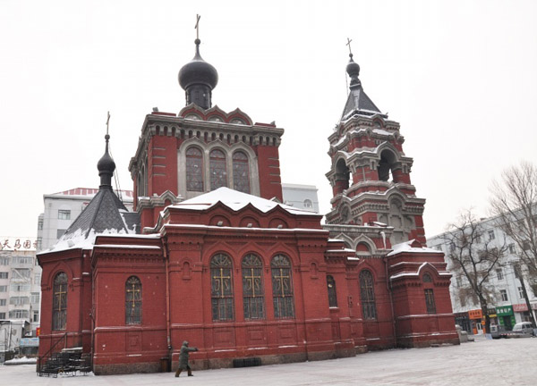 winter scenery of Gogol street